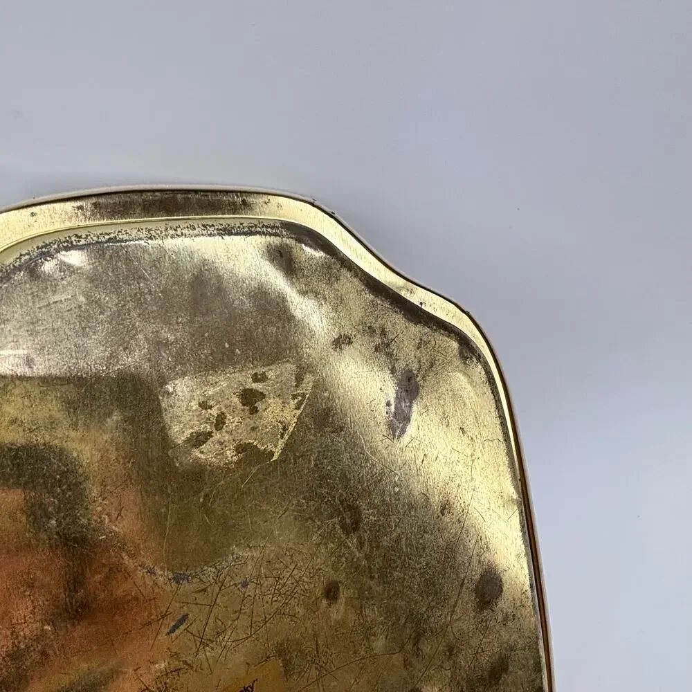 Vintage Jan Hagara “A Token of Love” Decorative Tin Tray